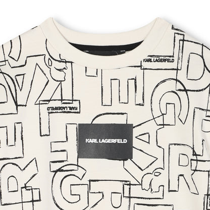 Short Sleeve Logo Print T-Shirt, Off-White
