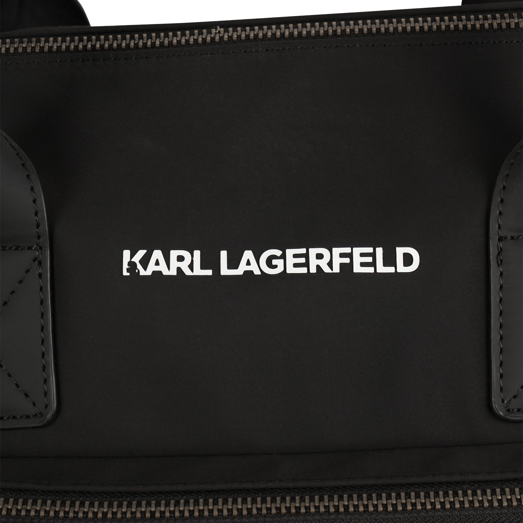 Black Changing Bag with Karl and Choupette Print