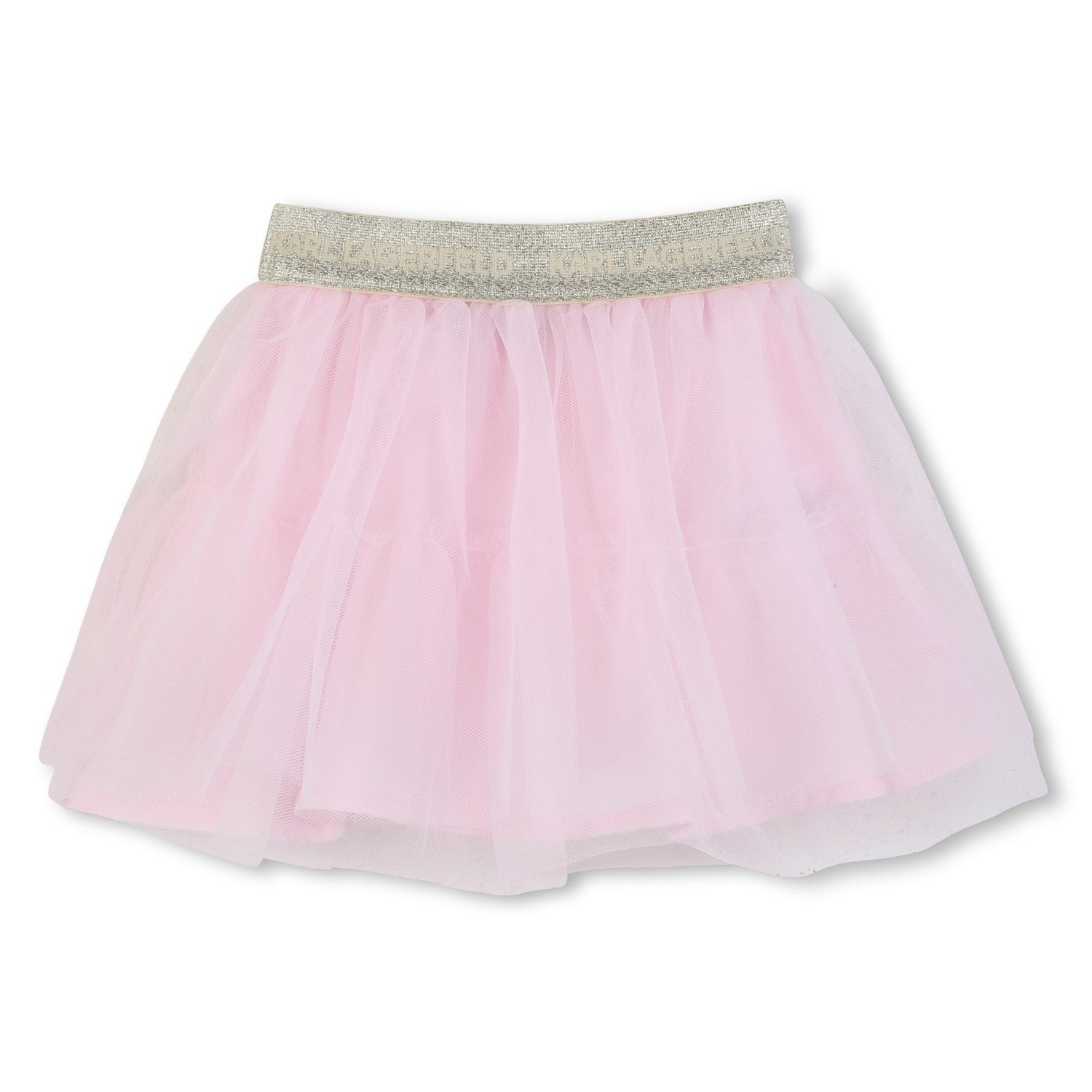 Sweatshirt &amp; Skirt Set in Pale Pink Karl Lagerfeld Kids