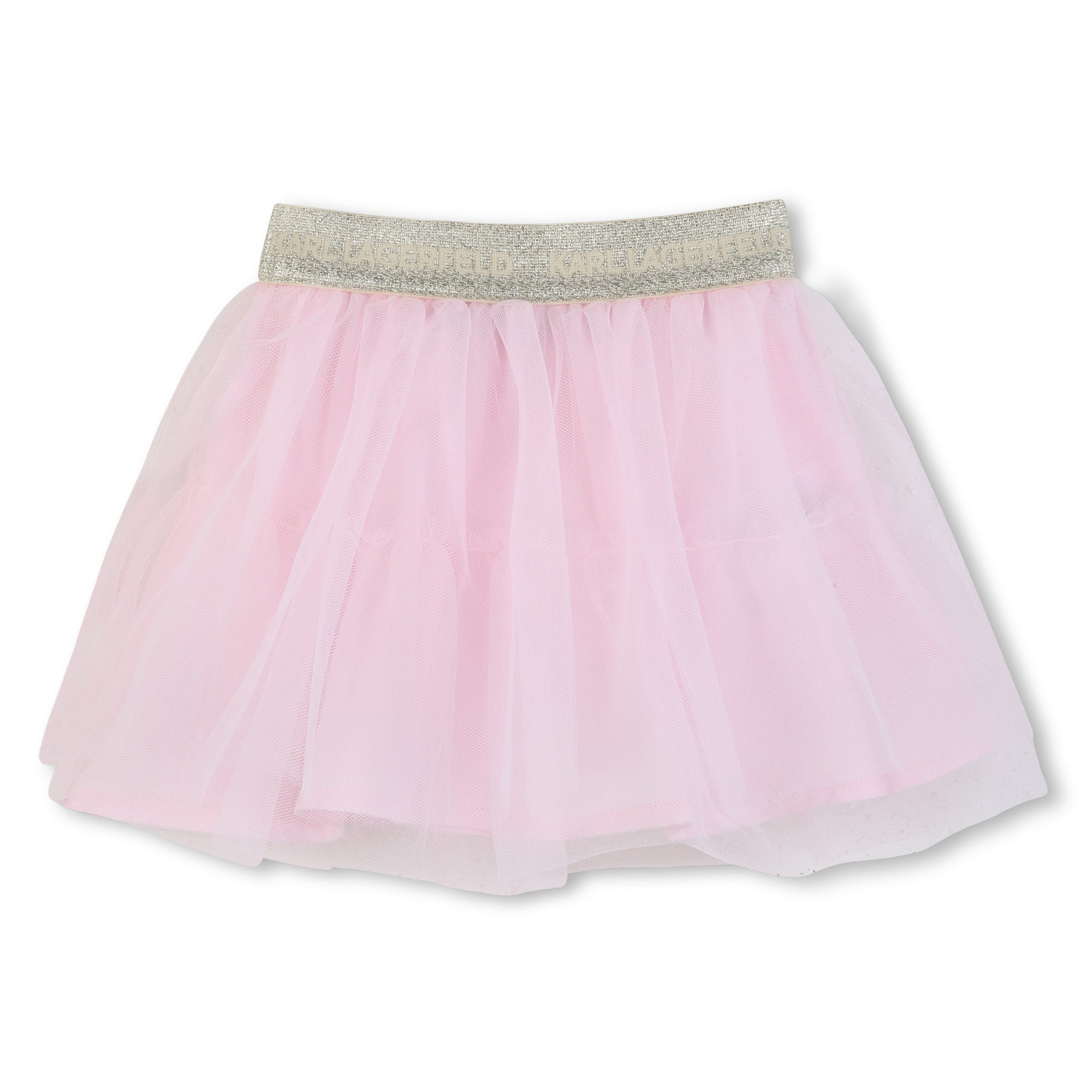 Sweatshirt &amp; Skirt Set in Pale Pink Karl Lagerfeld Kids