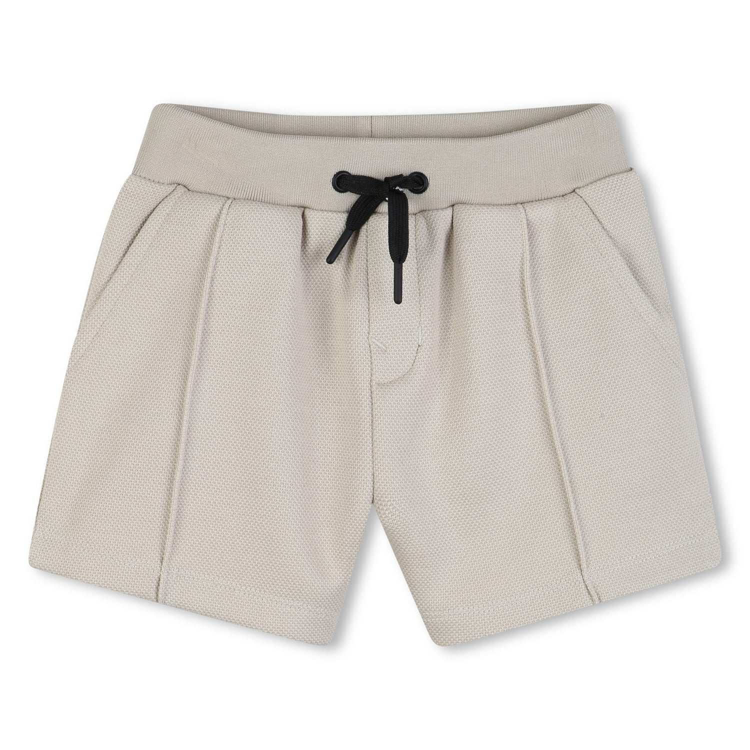 Polo Shirt &amp; Shorts Set in White and Black Karl Lagerfeld Kids