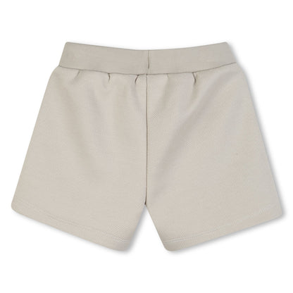 Polo Shirt &amp; Shorts Set in White and Black Karl Lagerfeld Kids