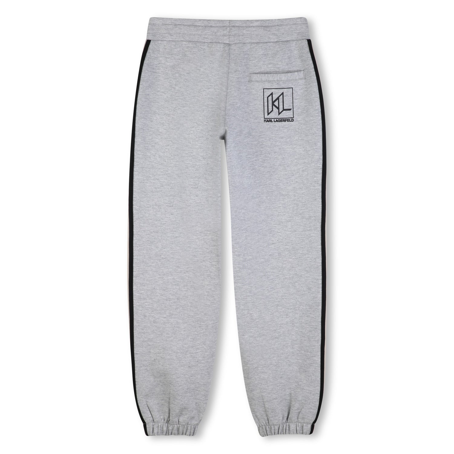Jog Pants in Grey Double Jersey Karl Lagerfeld Kids