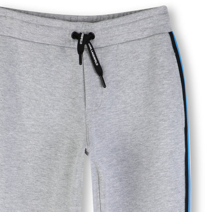 Jog Pants in Grey Double Jersey Karl Lagerfeld Kids