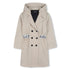 Twill Trench Coat in Khaki Karl Lagerfeld Kids