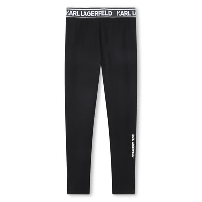 Leggings in Black Milano Karl Lagerfeld Kids