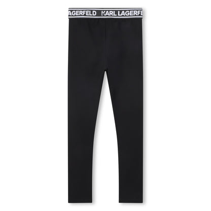 Leggings in Black Milano Karl Lagerfeld Kids