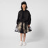 Pleated Jacket in Black Karl Lagerfeld Kids