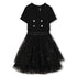 Ceremony Dress in Black Karl Lagerfeld Kids