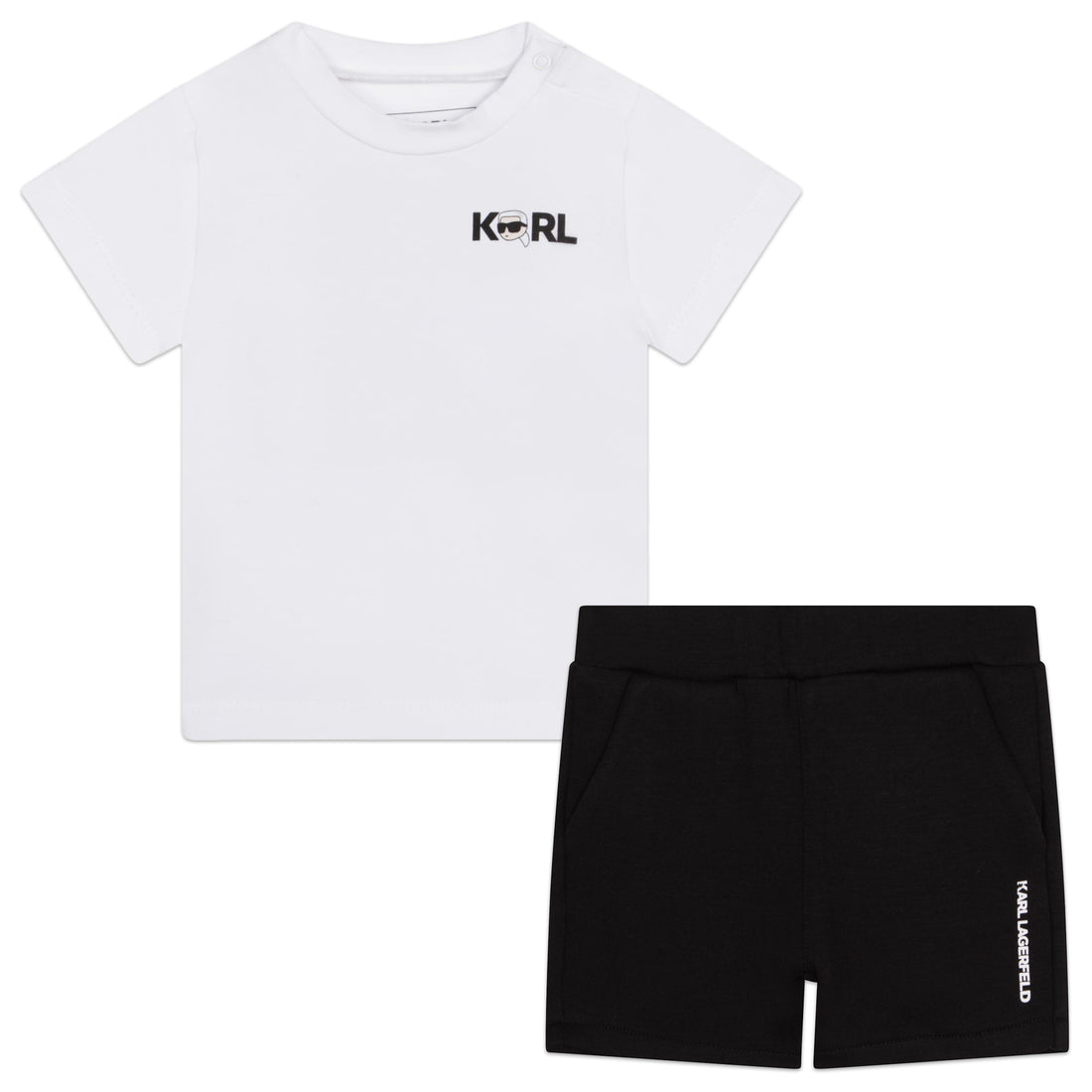 Karl Lagerfeld Kids T-Shirt And Bermuda Shorts Style: Z98132