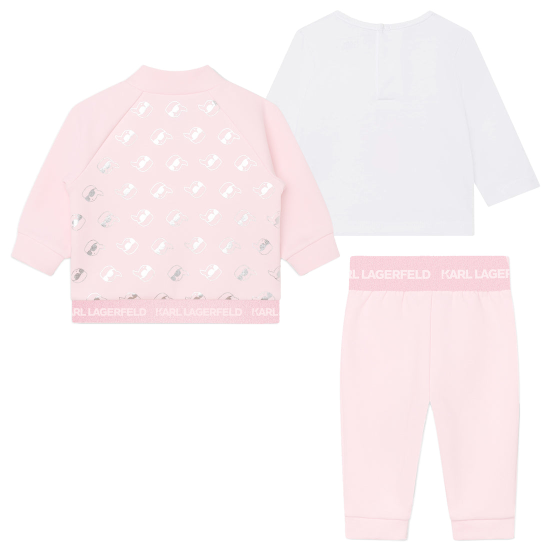 Karl Lagerfeld Kids T-Shirt+Trousers+Cardigan Set Style: Z98145