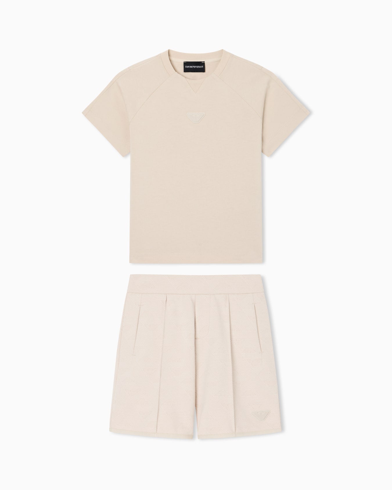Jersey T-Shirt And Bermuda Shorts Set Emporio Armani