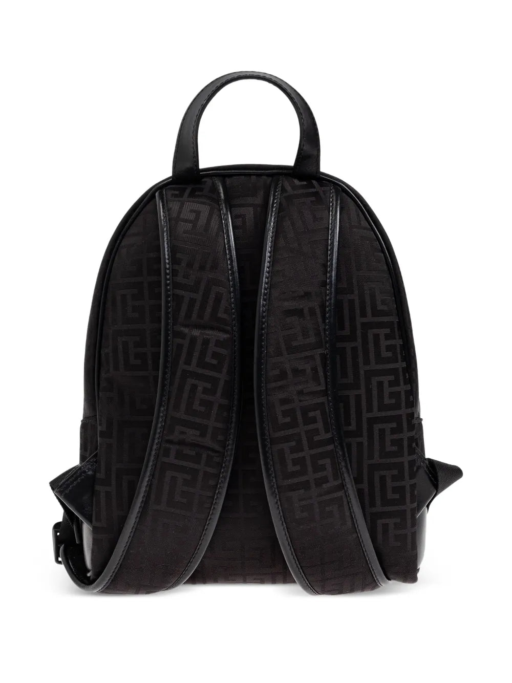 Kids’ Monogram Jacquard Backpack with Leather-Trim Base