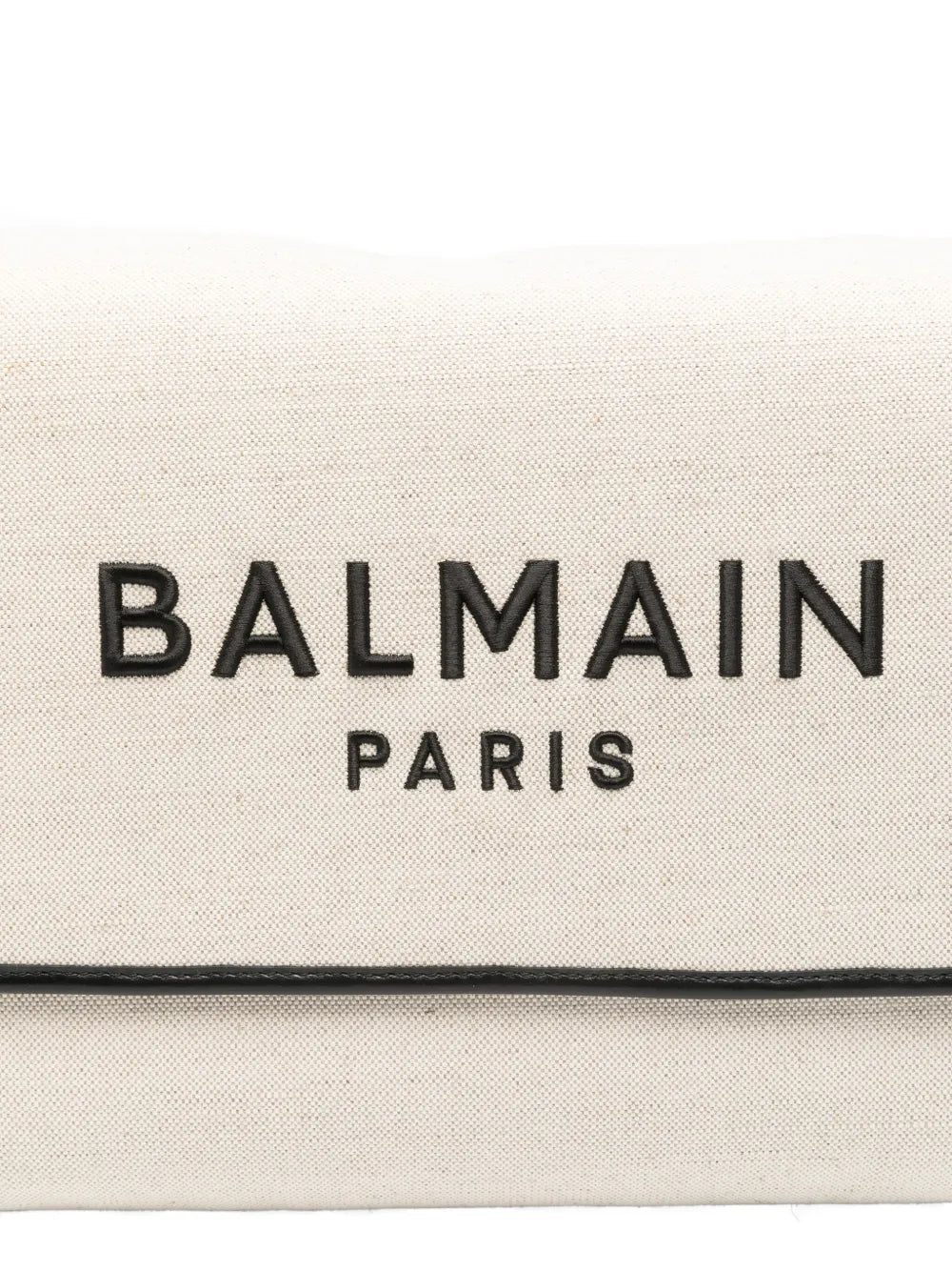 Cotton-Linen Canvas Changing Bag with Embroidered Logo