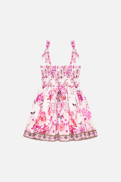 Camilla Botanical Novella Babies Dress With Shirring