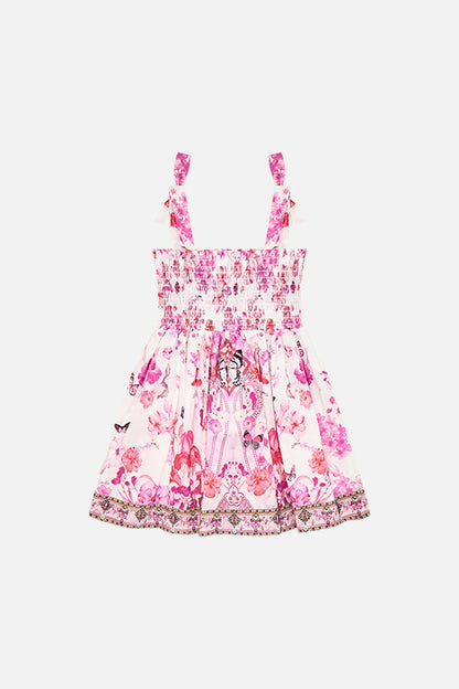 Camilla Botanical Novella Babies Dress With Shirring