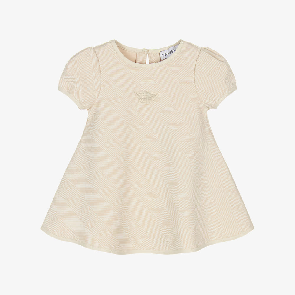 Jersey Jacquard Dress Emporio Armani