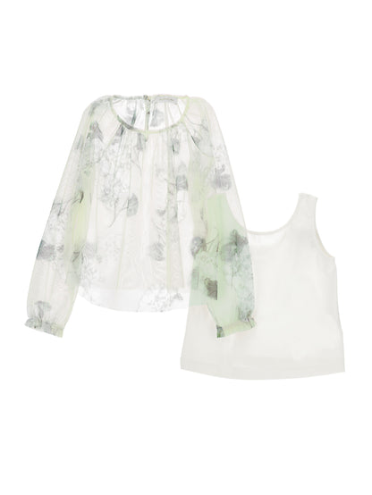 Tulle Blouse Monnalisa