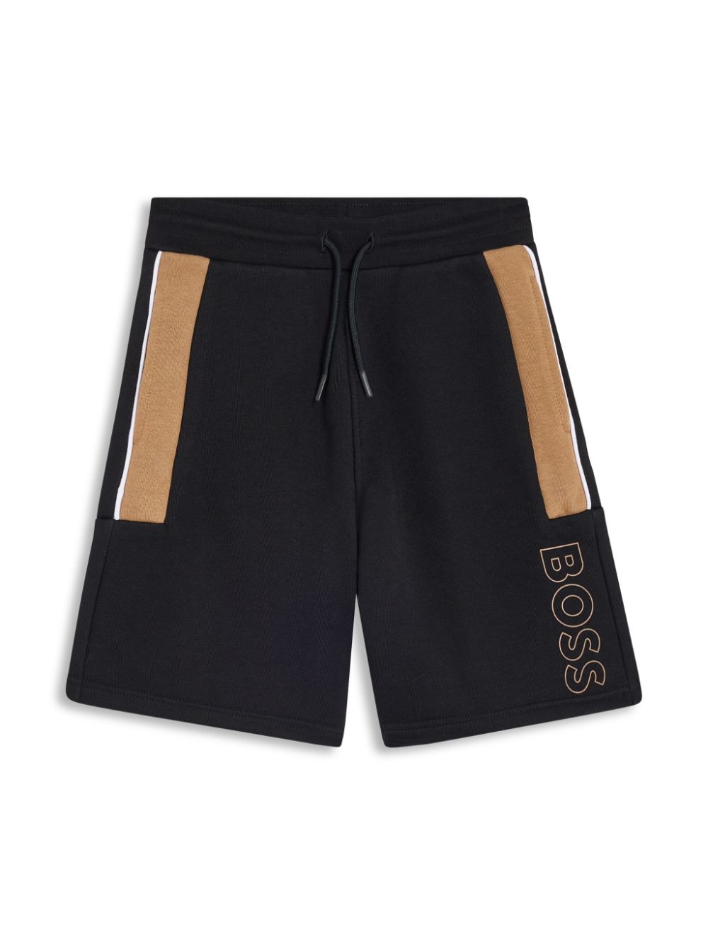 Logo-print cotton-blend track shorts