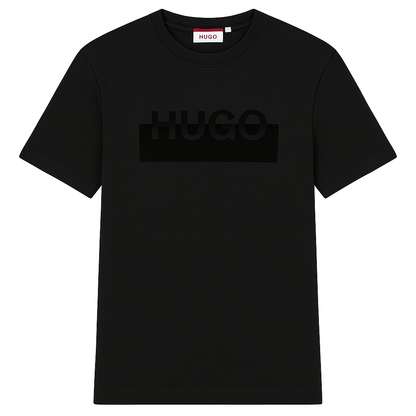 Organic Cotton Short Sleeve T-Shirt with High-Density Split Logo