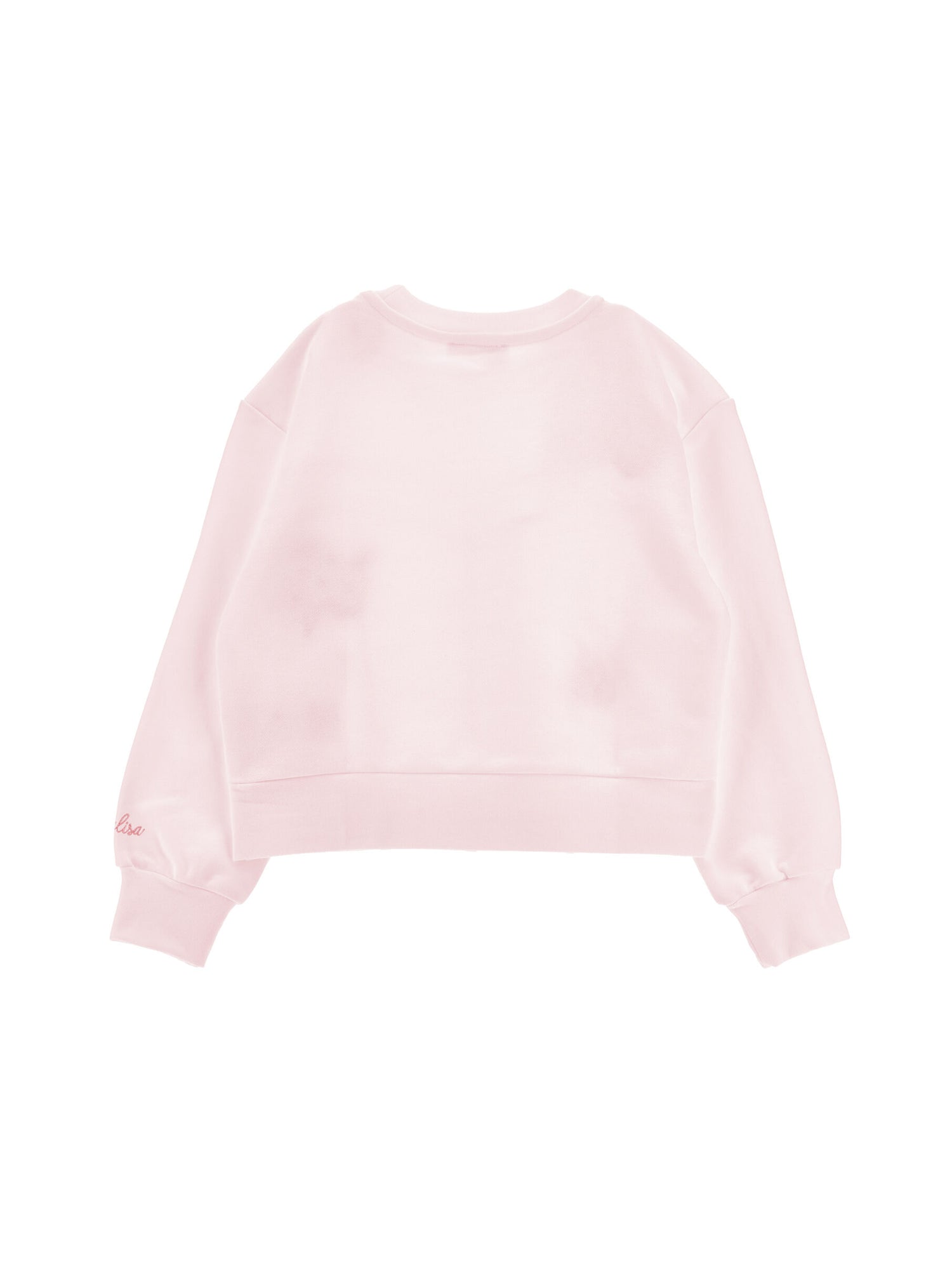 Floral Bustier Shiny Fleece Monnalisa