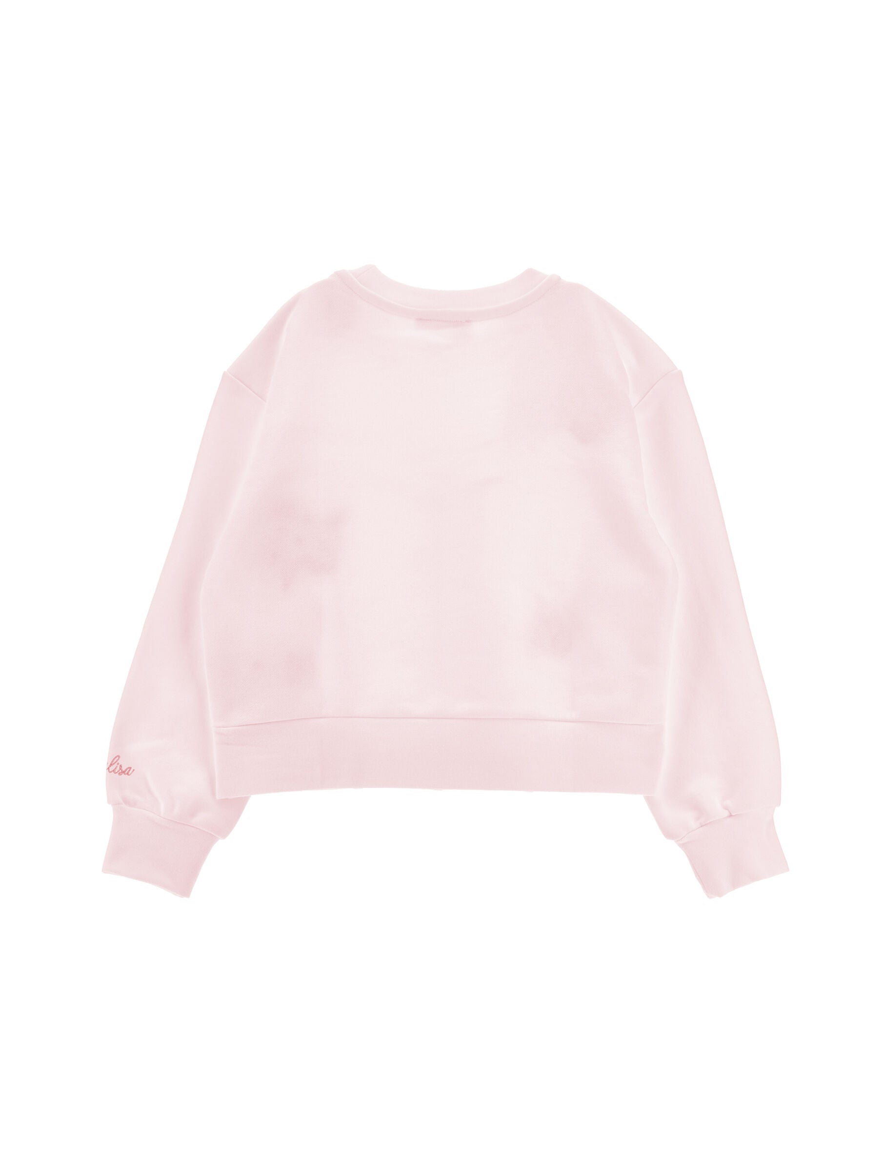 Floral Bustier Shiny Fleece Monnalisa