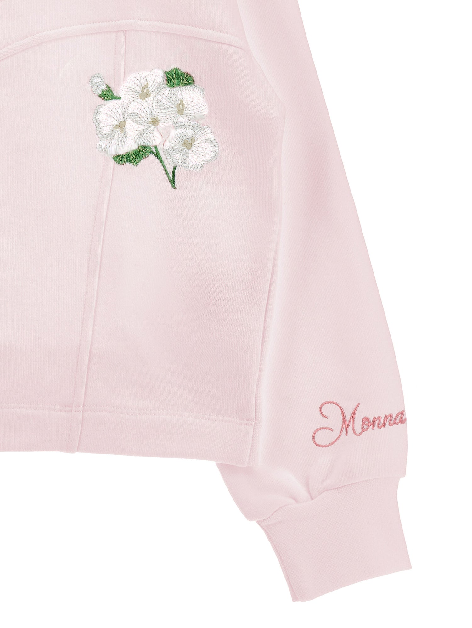 Floral Bustier Shiny Fleece Monnalisa