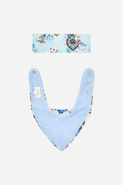 Camilla Al Manial Palace Memoirs Babies Headband With Fastener And Bib Set