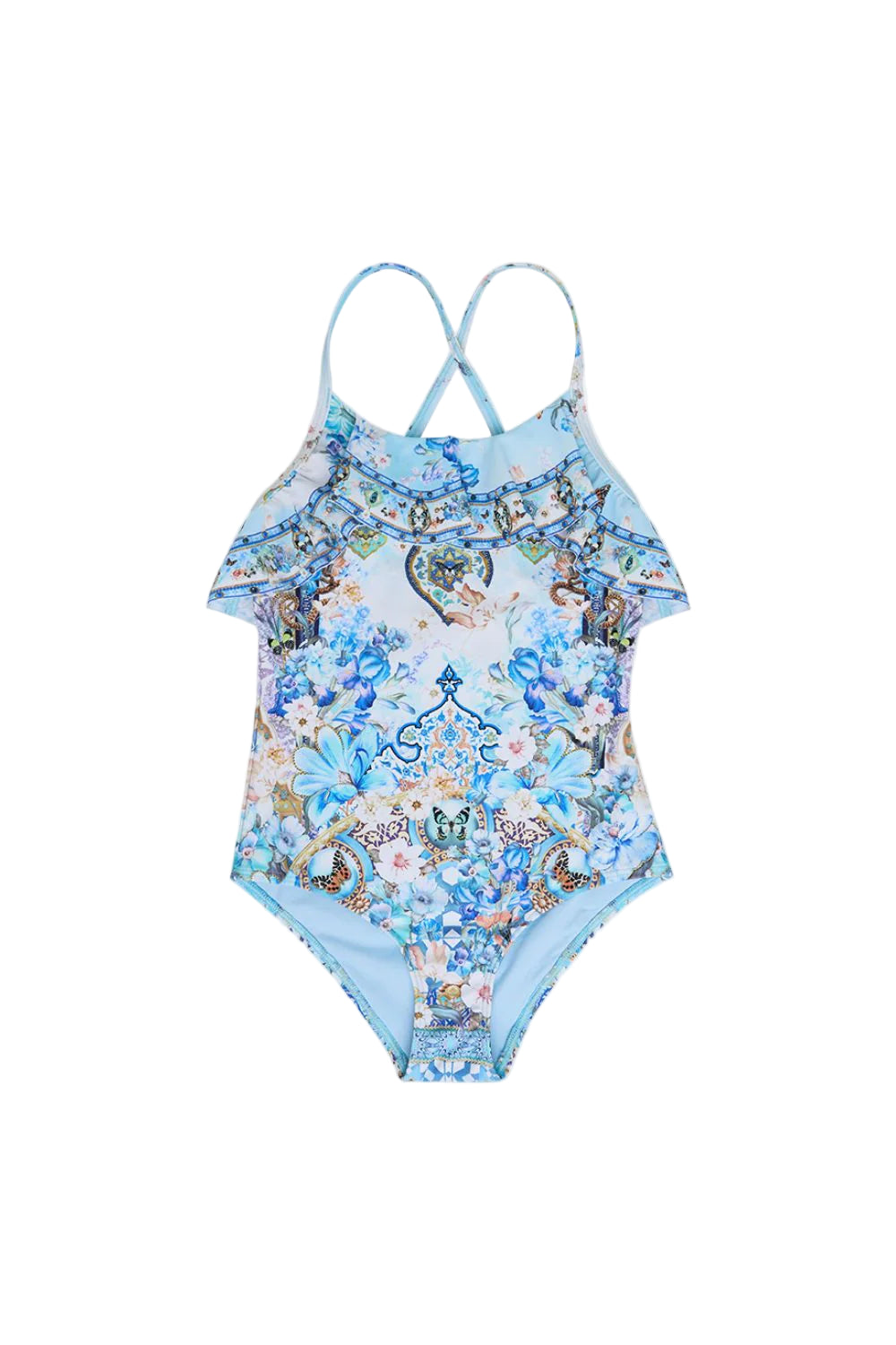 Al Manial Palace Memoirs Kids Neck Frill One Piece 4-10 Years