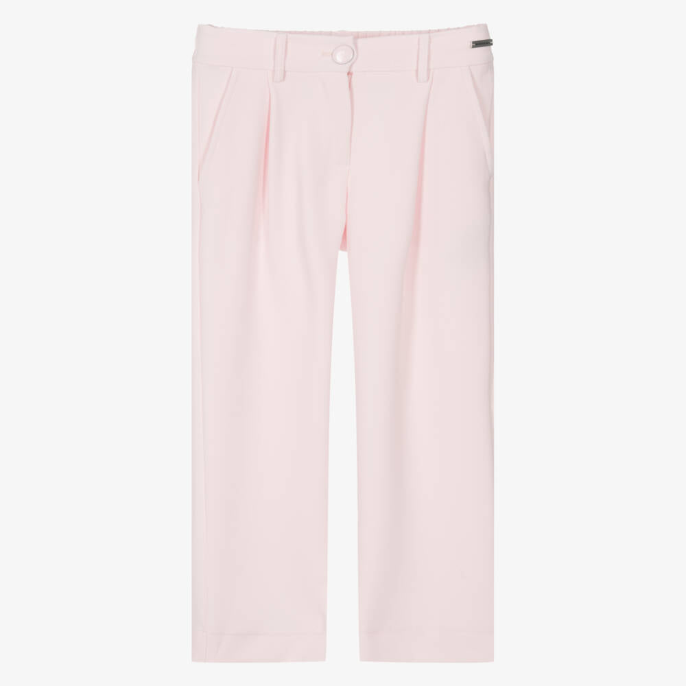 Pink Wide Leg Trousers