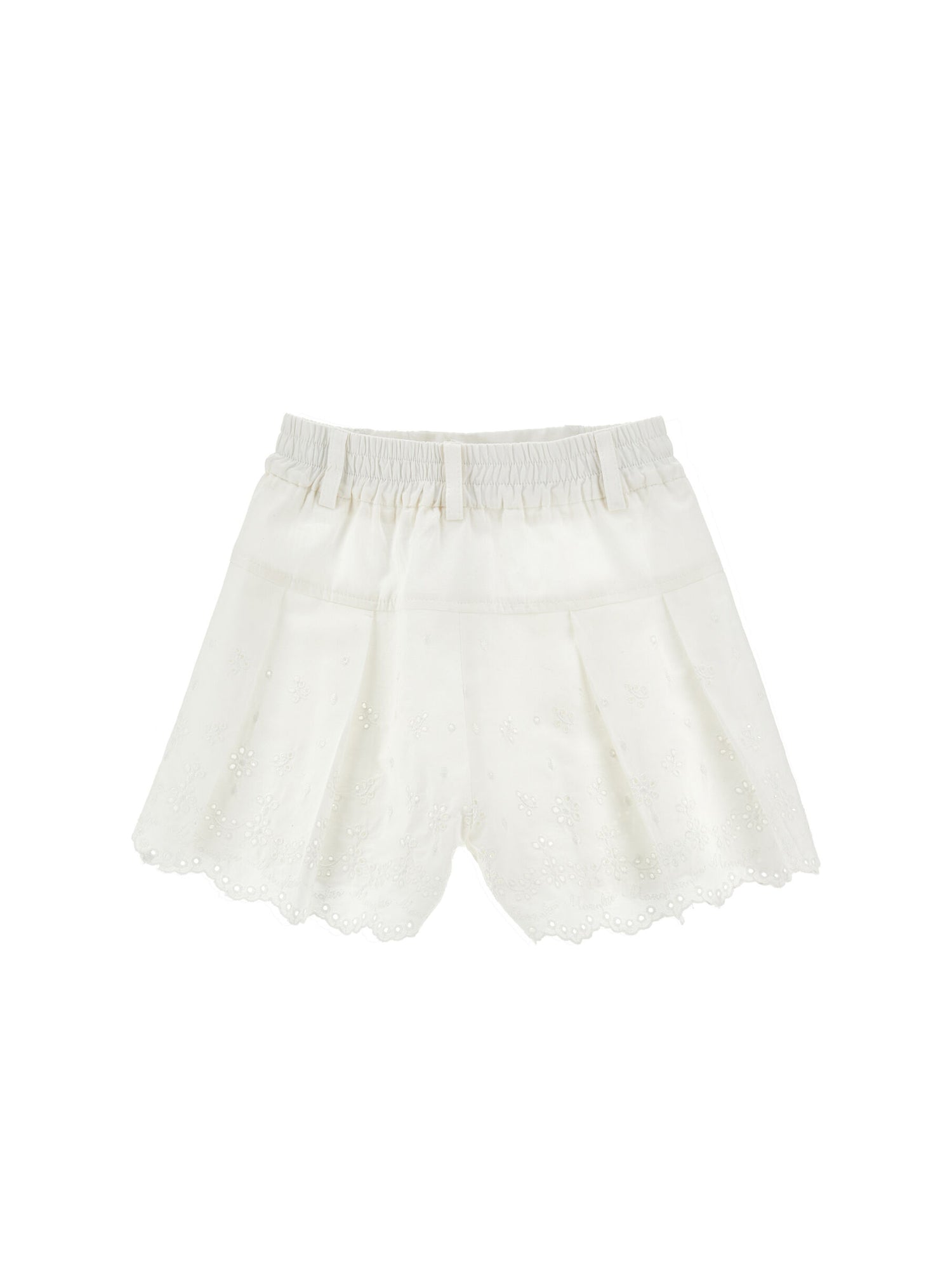 Popeline Sangallo Shorts Monnalisa