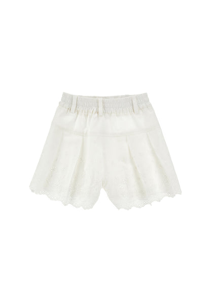Popeline Sangallo Shorts Monnalisa
