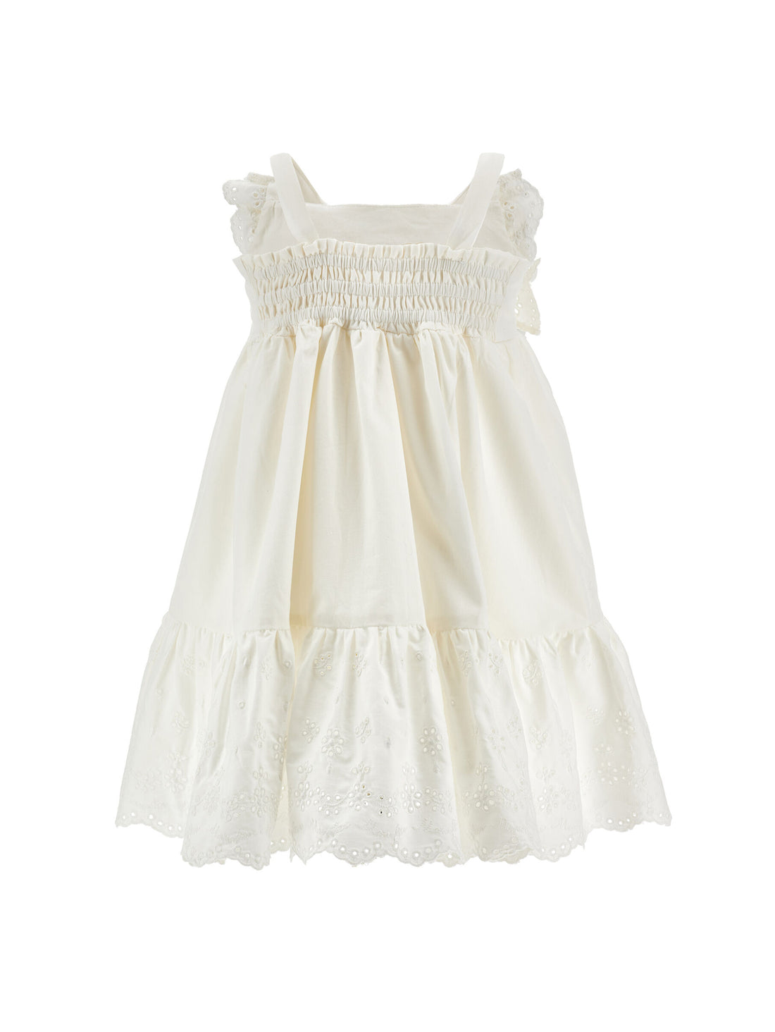 Popeline Sangallo Dress Monnalisa