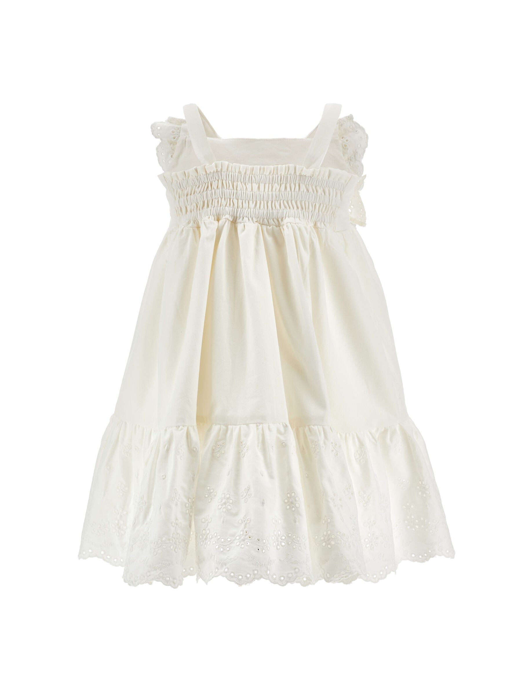 Popeline Sangallo Dress Monnalisa