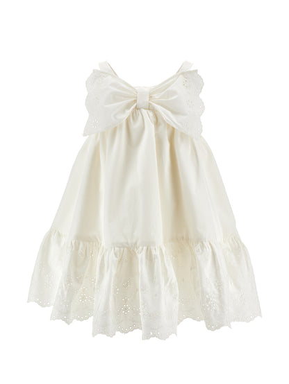 Popeline Sangallo Dress Monnalisa