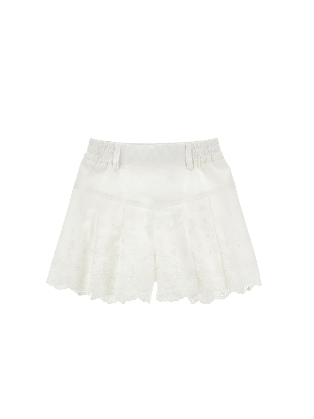 Popeline Sangallo Shorts Monnalisa