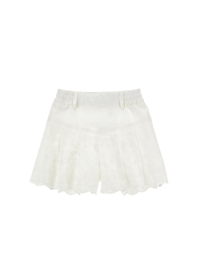 Popeline Sangallo Shorts Monnalisa