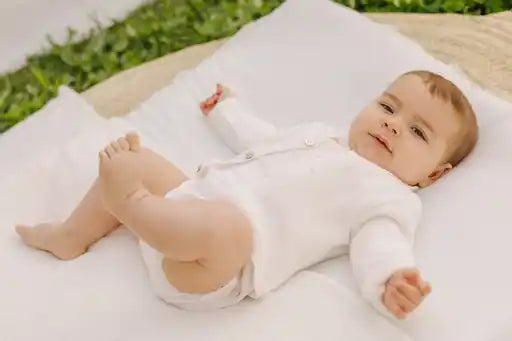 Newborn Knit Cardigan White Paz Rodriguez