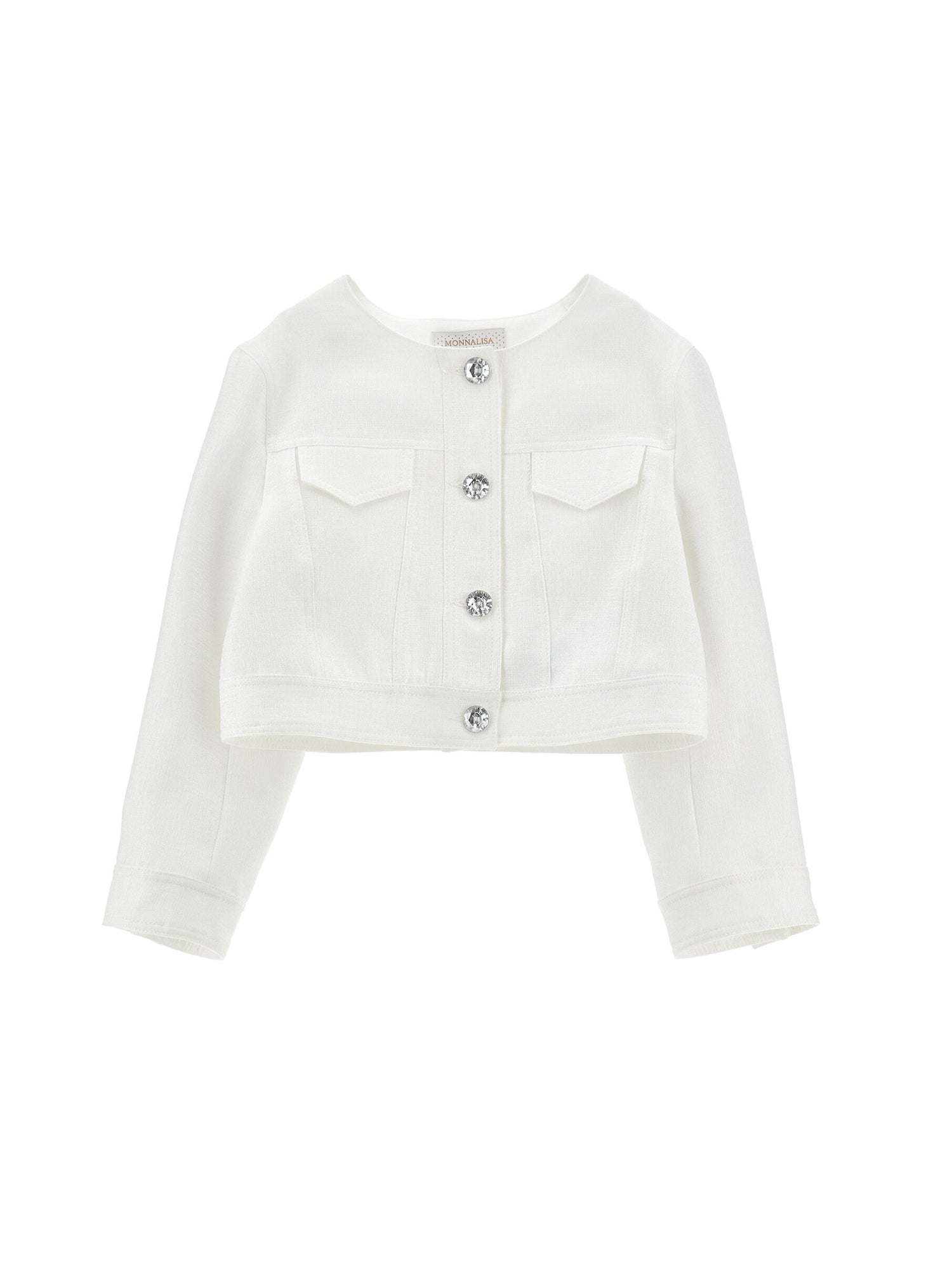 Jacket With Jewel Buttons Monnalisa