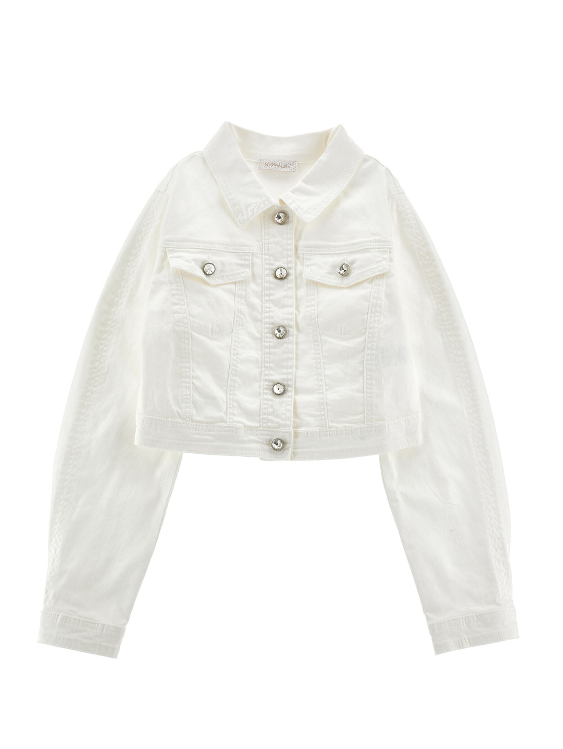 Jewel Button Denim Jacket