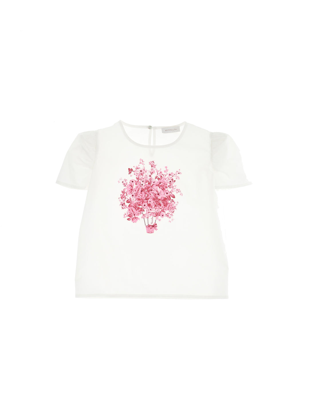 Flower hot air balloon print Top