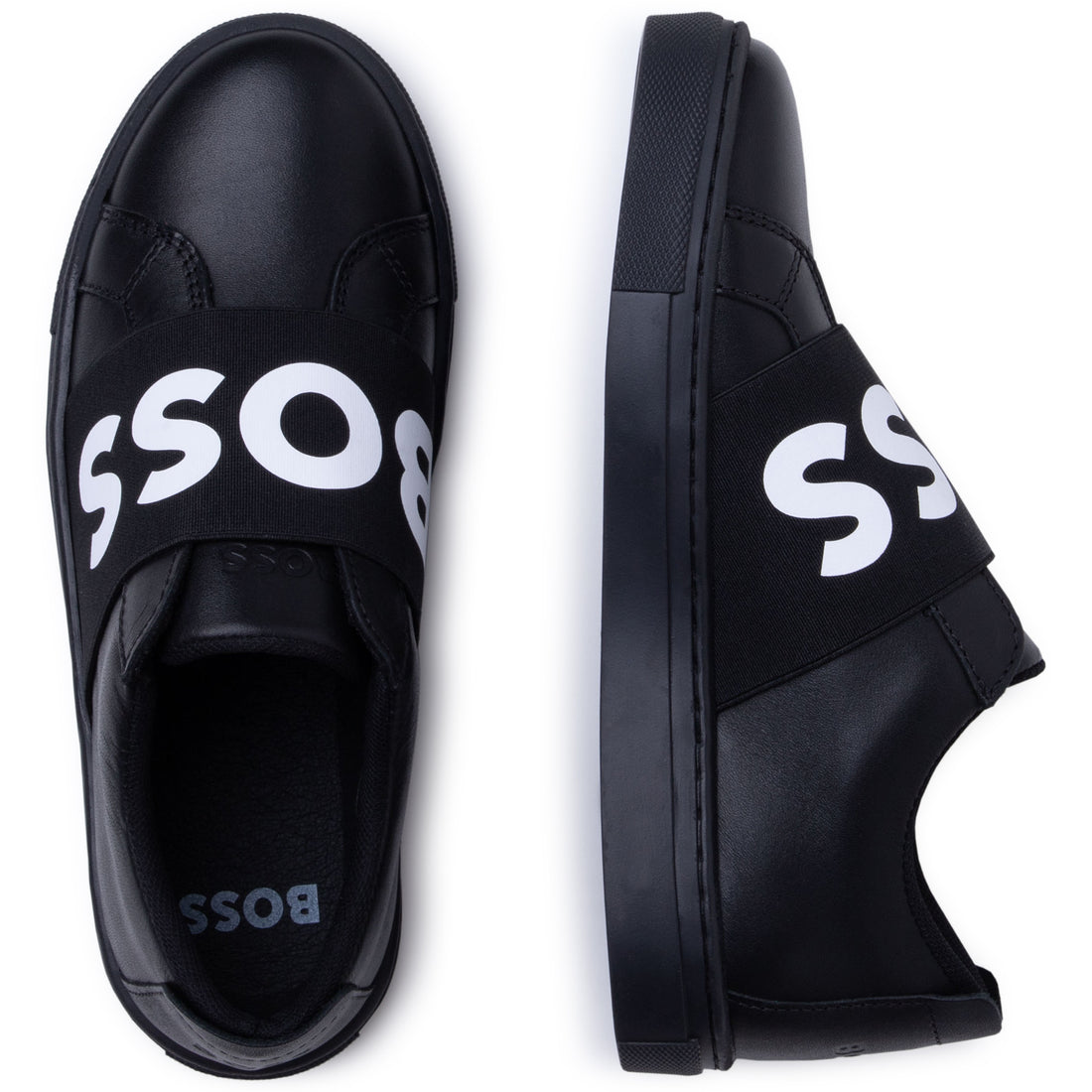 Leather Slip on Trainers