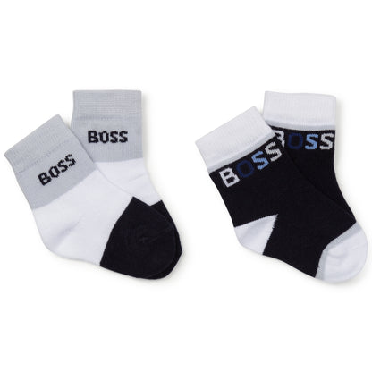 Cotton Blend Socks Duo